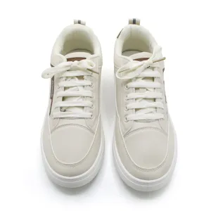 Men's Lace-Up Comfortable Lightweight Sneakers - Brown