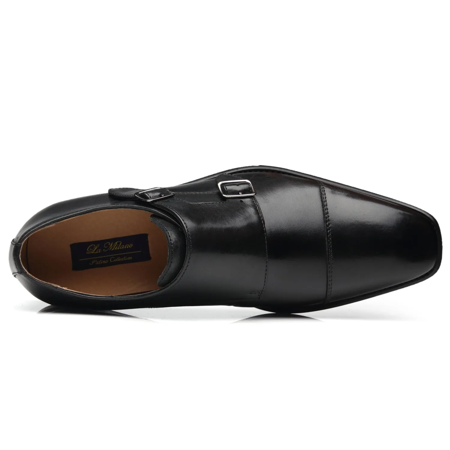 Men's Monk Strap Chal-1-black