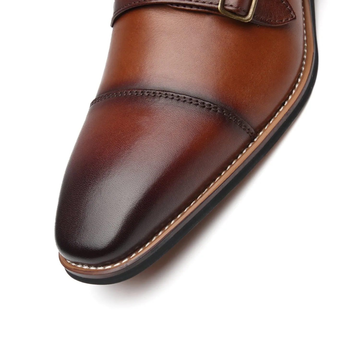 Men's Monk Strap Chal-1-brown