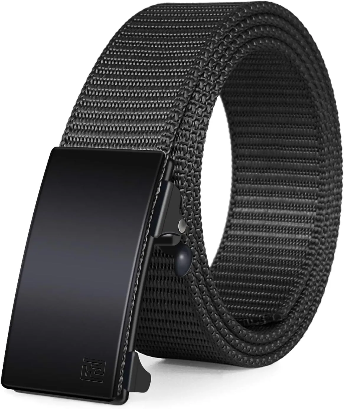 Men's Nylon Automatic Buckle Ratchet Belt 1.25 inch
