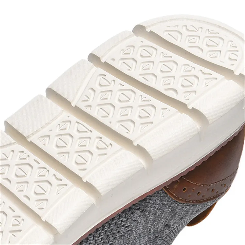 Men's Running Fitness Breathable Stretchy Knitted Sneakers