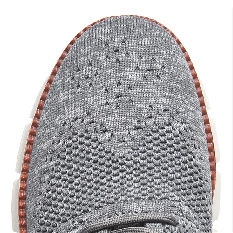 Men's Running Fitness Breathable Stretchy Knitted Sneakers