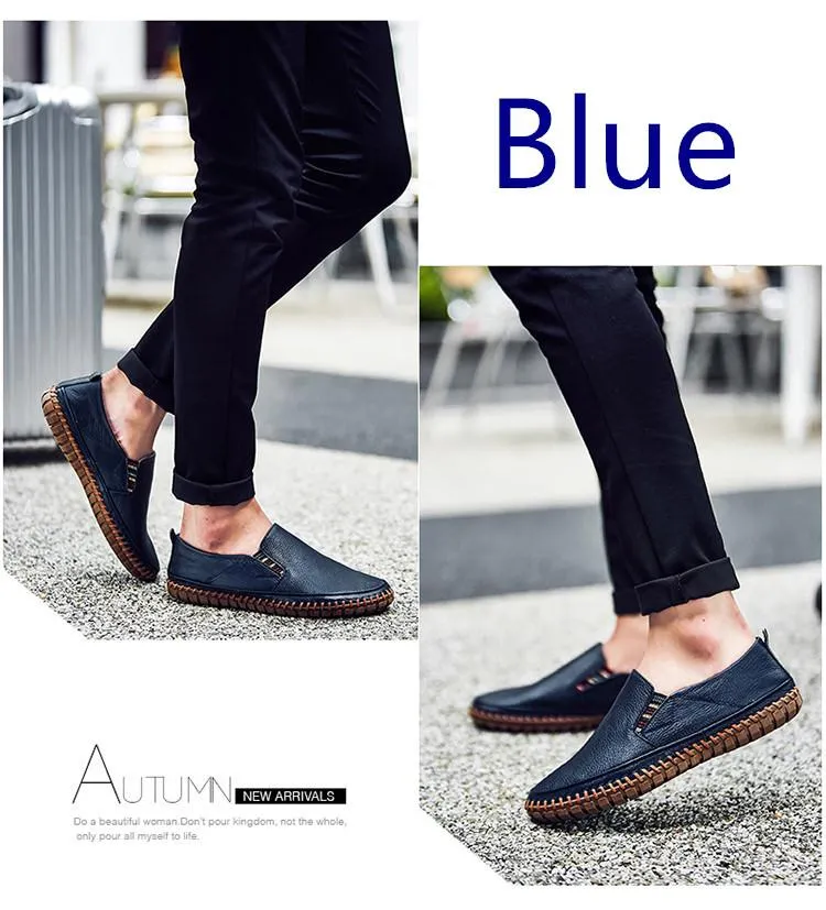 Men's Slip On Flats Up To Size 12.5