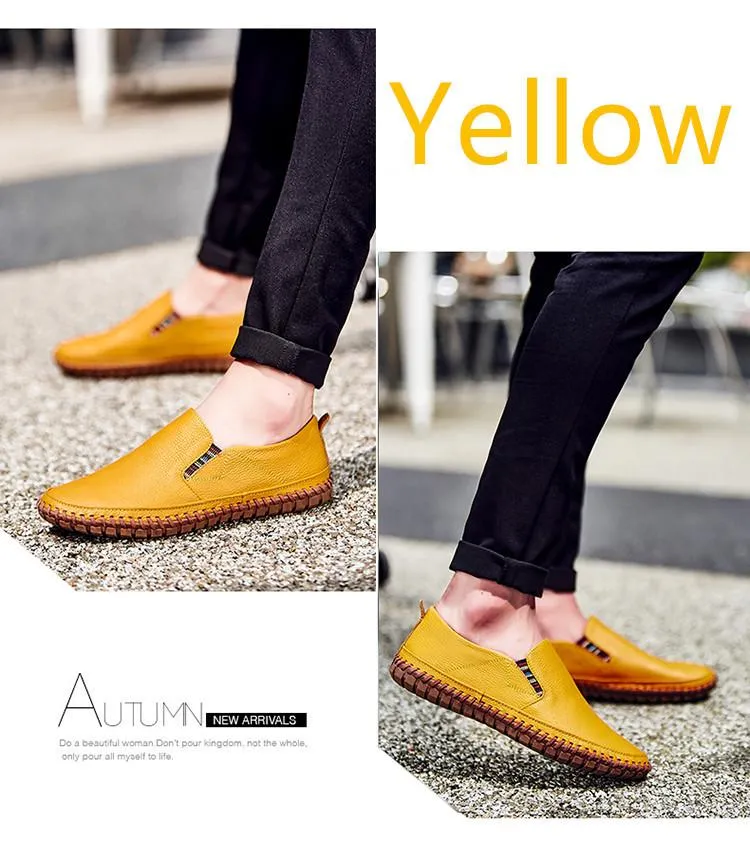 Men's Slip On Flats Up To Size 12.5