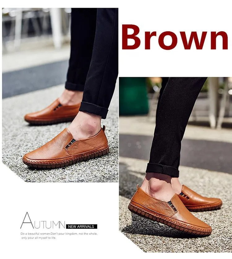 Men's Slip On Flats Up To Size 12.5
