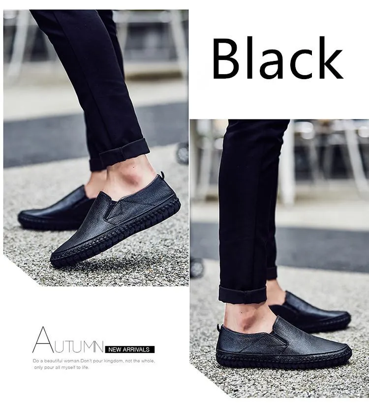 Men's Slip On Flats Up To Size 12.5