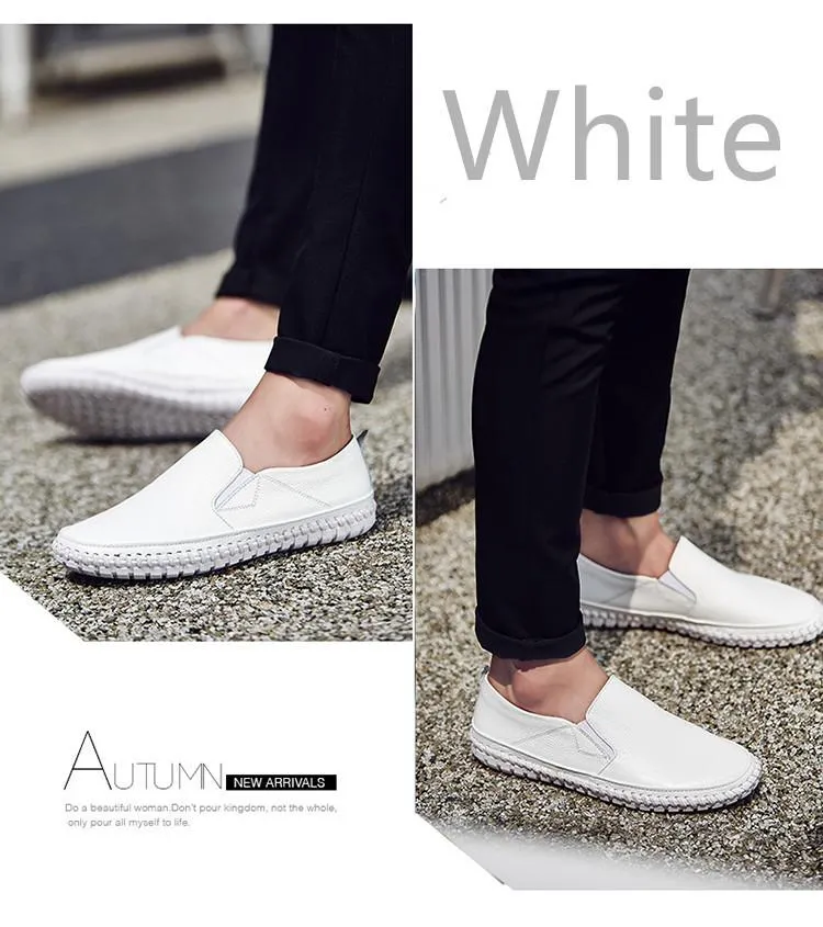 Men's Slip On Flats Up To Size 12.5