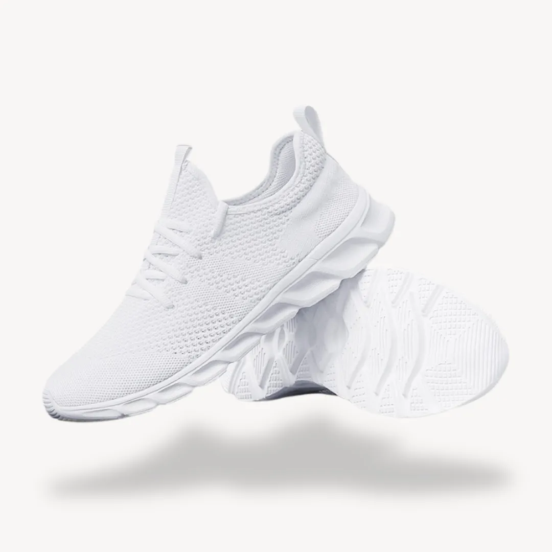 Men’s Sneakers – Lightweight Knit – Breathable Design – Cushioned Sole – Athletic Look
