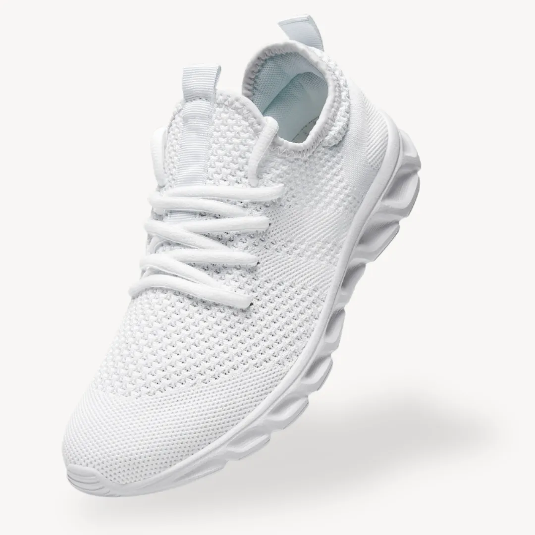 Men’s Sneakers – Lightweight Knit – Breathable Design – Cushioned Sole – Athletic Look