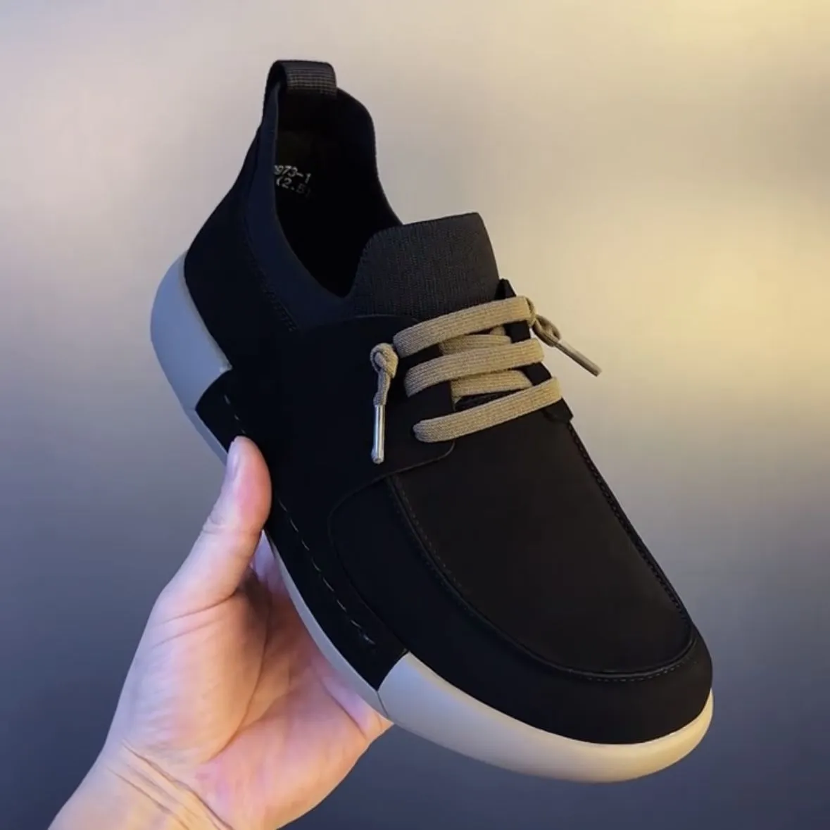 Men's Soft Autumn Portable Breathable Deodorant Flat Sneakers