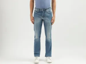Men's Solid Bootcut Jeans