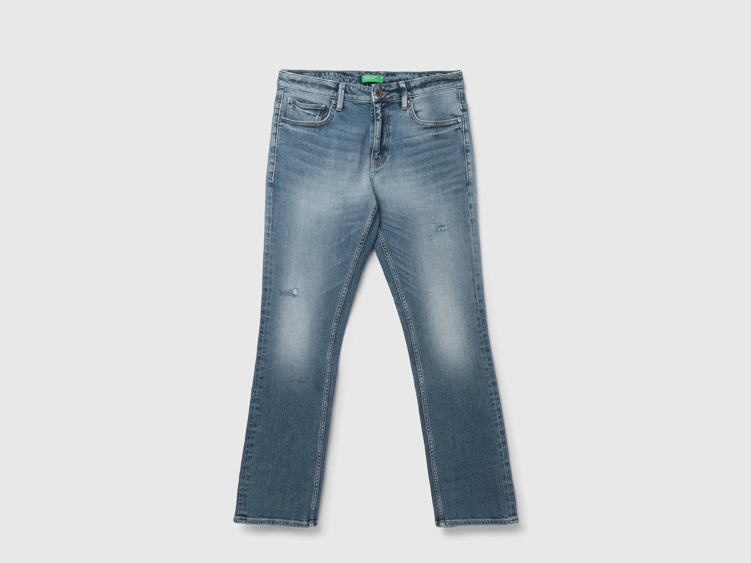 Men's Solid Bootcut Jeans