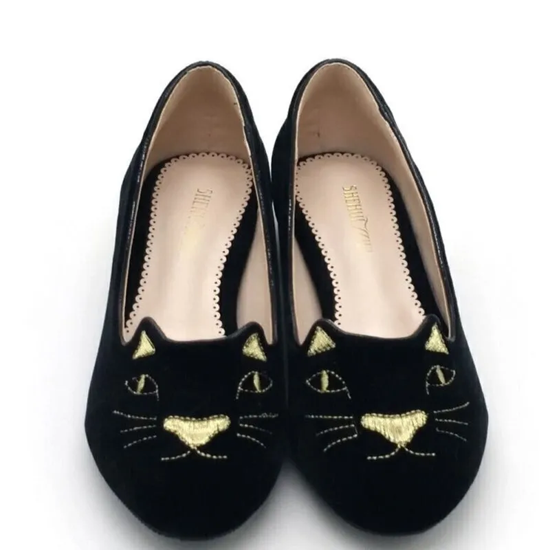 Merendy Katua Black Ballet Flats