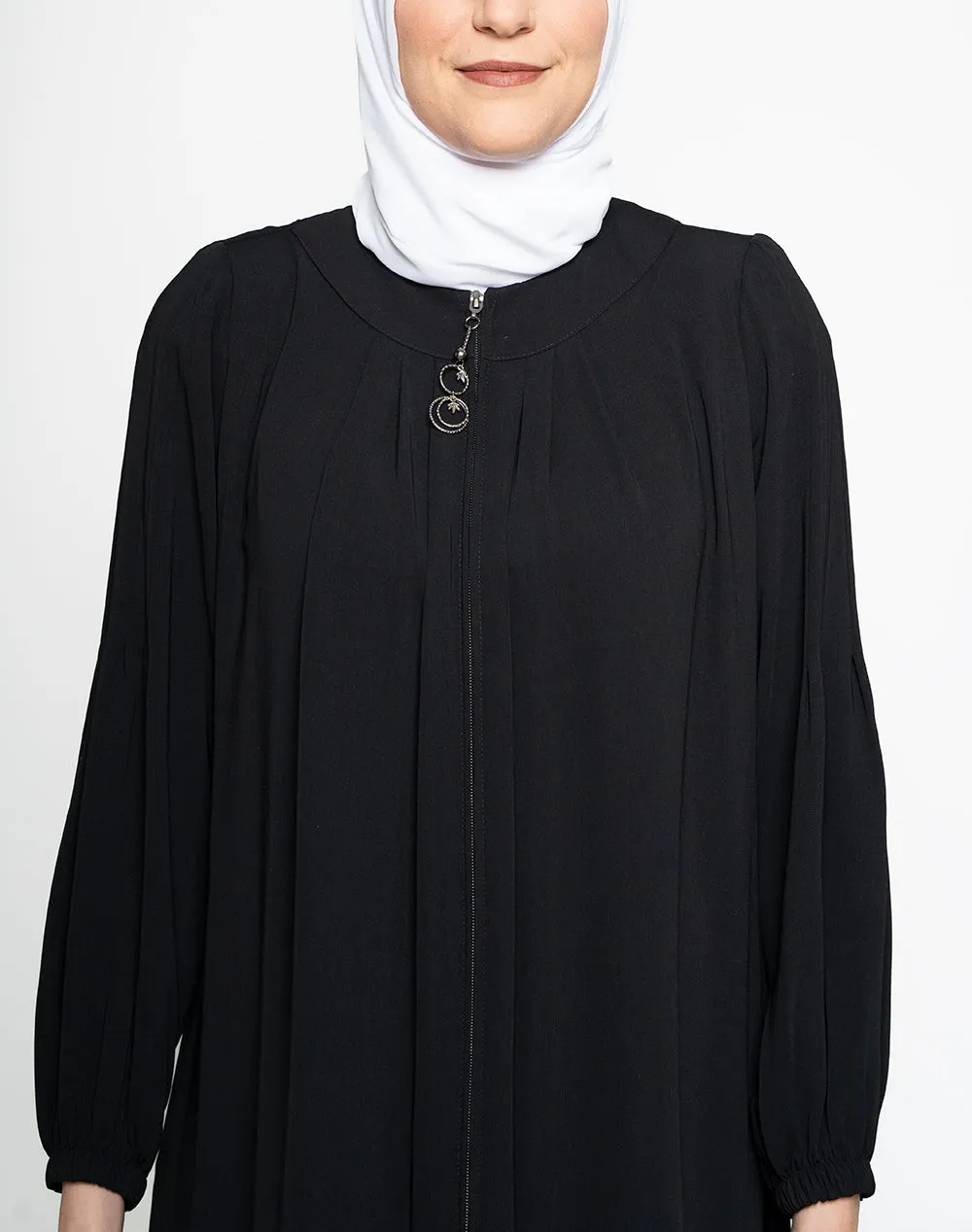 Midnight Flow Modest Black Abaya | Black