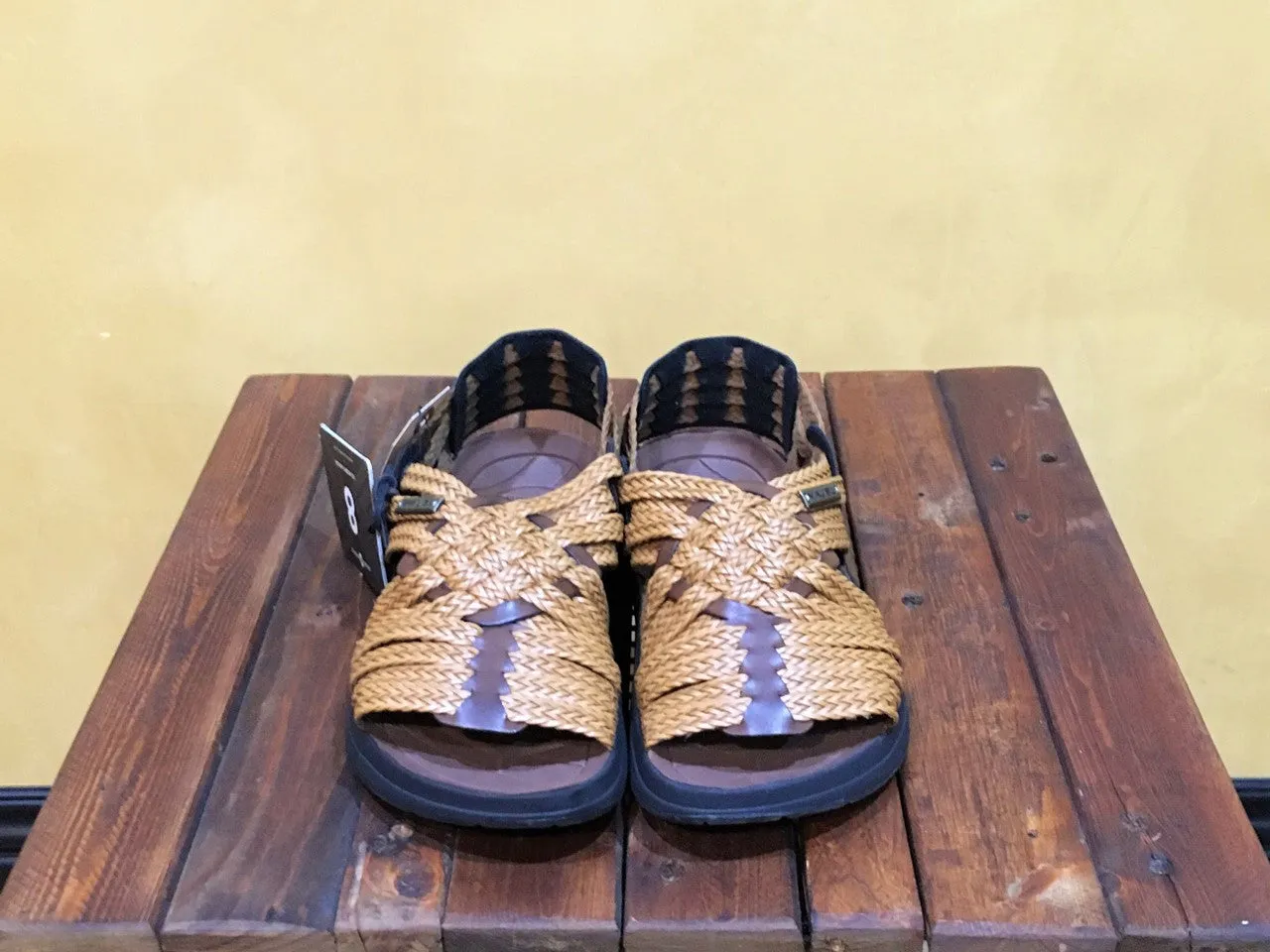 MS010014 Malibu Sandals Canyon Braid Whiskey/Black