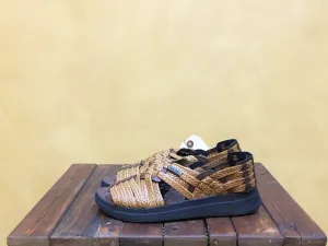 MS010014 Malibu Sandals Canyon Braid Whiskey/Black