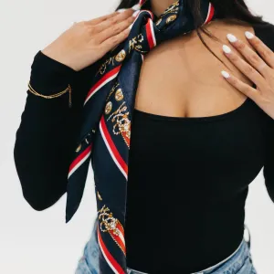 Napa Valley Hair Scarf: Navy