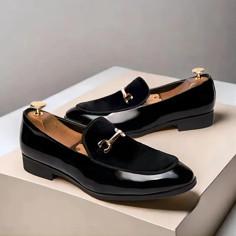 NavyLux Herren Slipper für besondere Anlässe