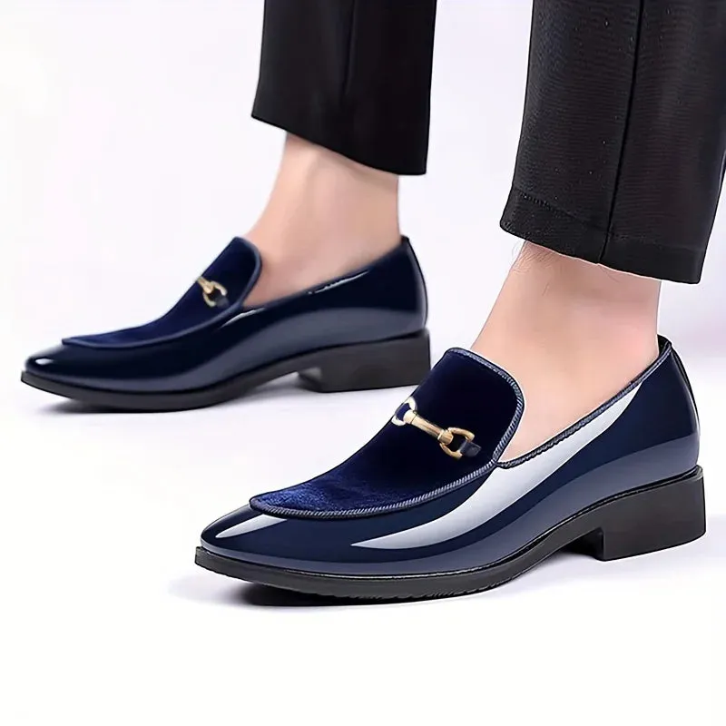 NavyLux Herren Slipper für besondere Anlässe
