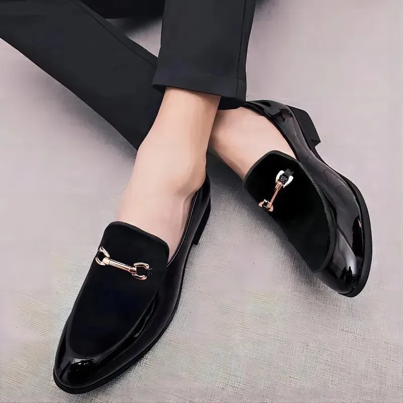 NavyLux Herren Slipper für besondere Anlässe