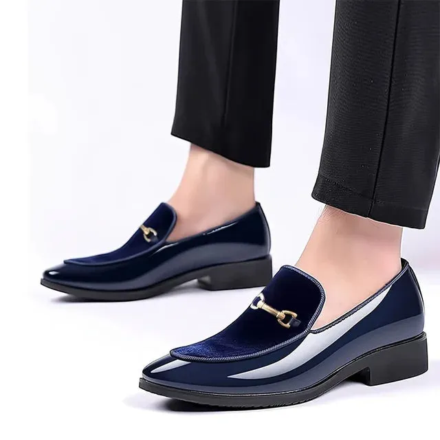NavyLux Herren Slipper für besondere Anlässe