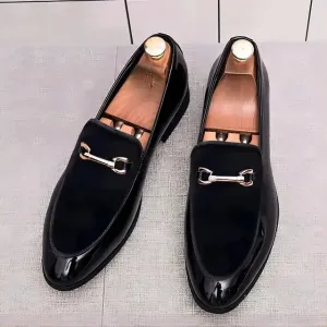 NavyLux Herren Slipper für besondere Anlässe