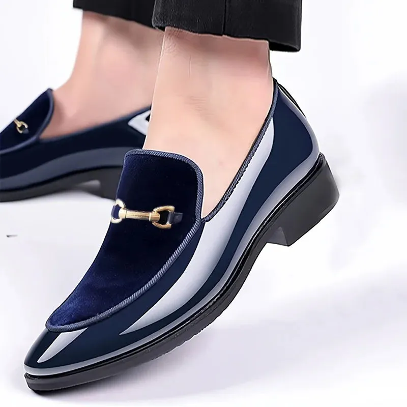 NavyLux Herren Slipper für besondere Anlässe