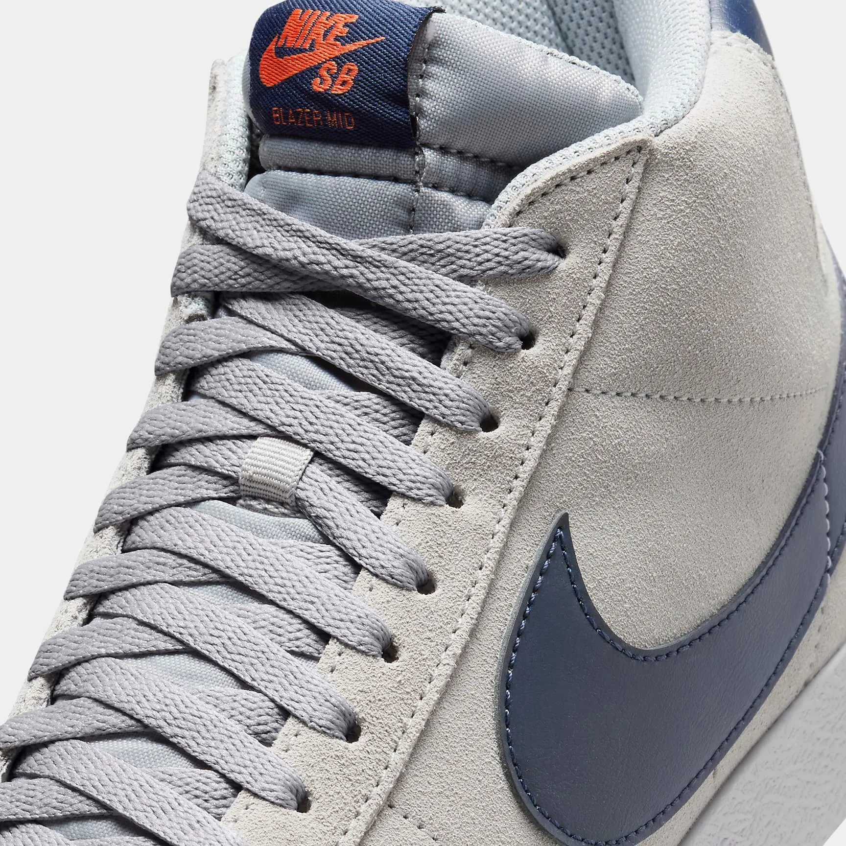 NIKE SB ZOOM BLAZER MID - WOLF GREY/MIDNIGHT NAVY