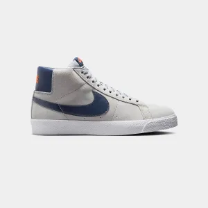 NIKE SB ZOOM BLAZER MID - WOLF GREY/MIDNIGHT NAVY