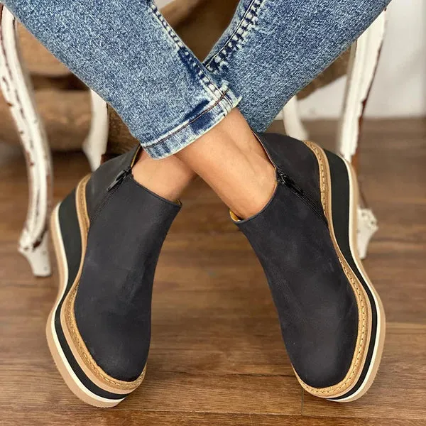 Nova™ - Casual Wedge Boots