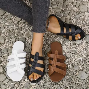 Open Toe Flats Sandals