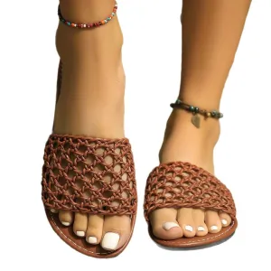 Open Toe Flats Sandals