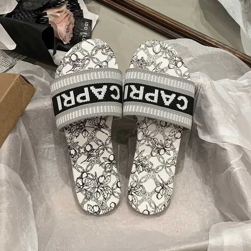 Open Toe Flats Sandals