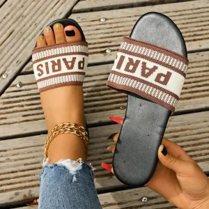Open Toe Flats Sandals