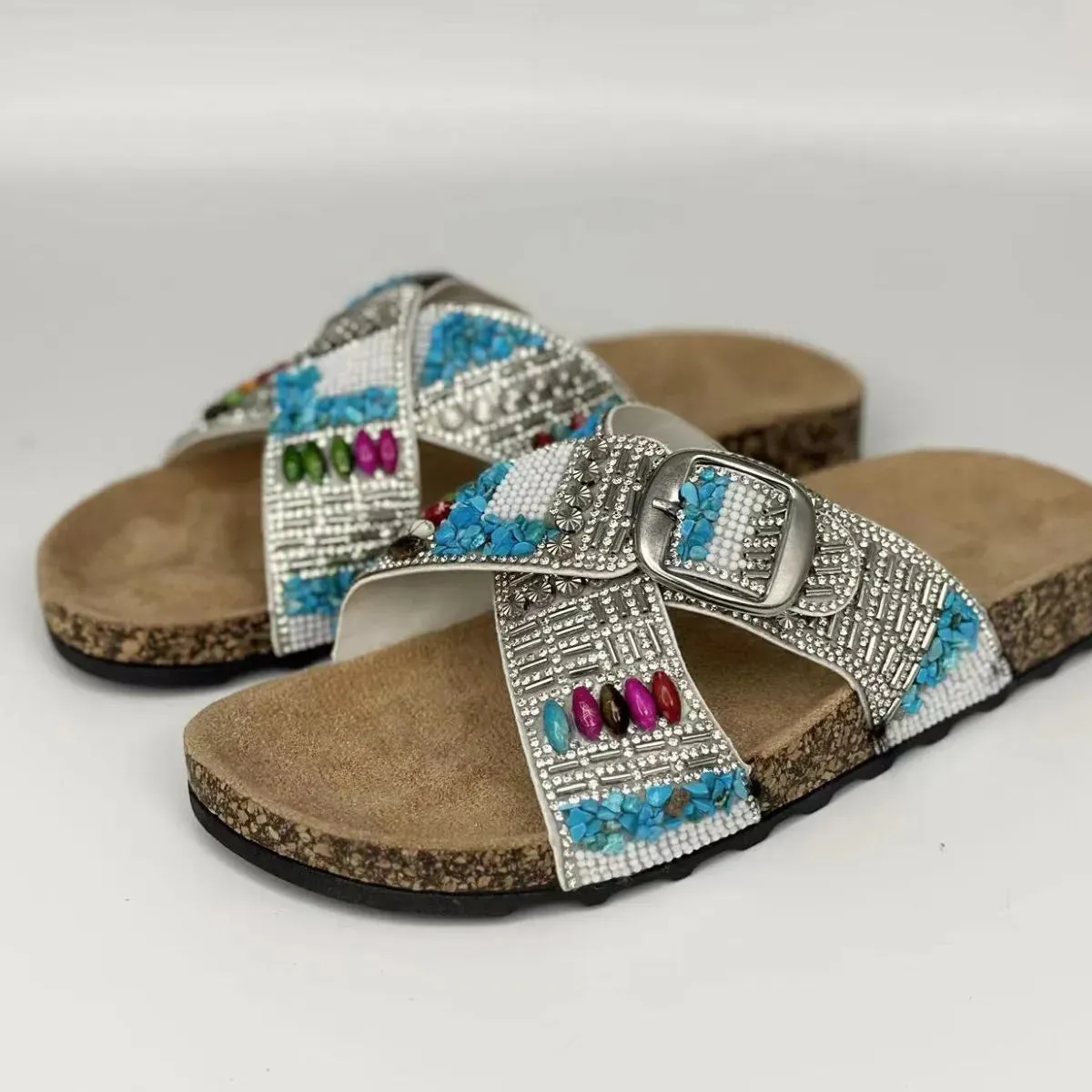 Open Toe Flats Sandals