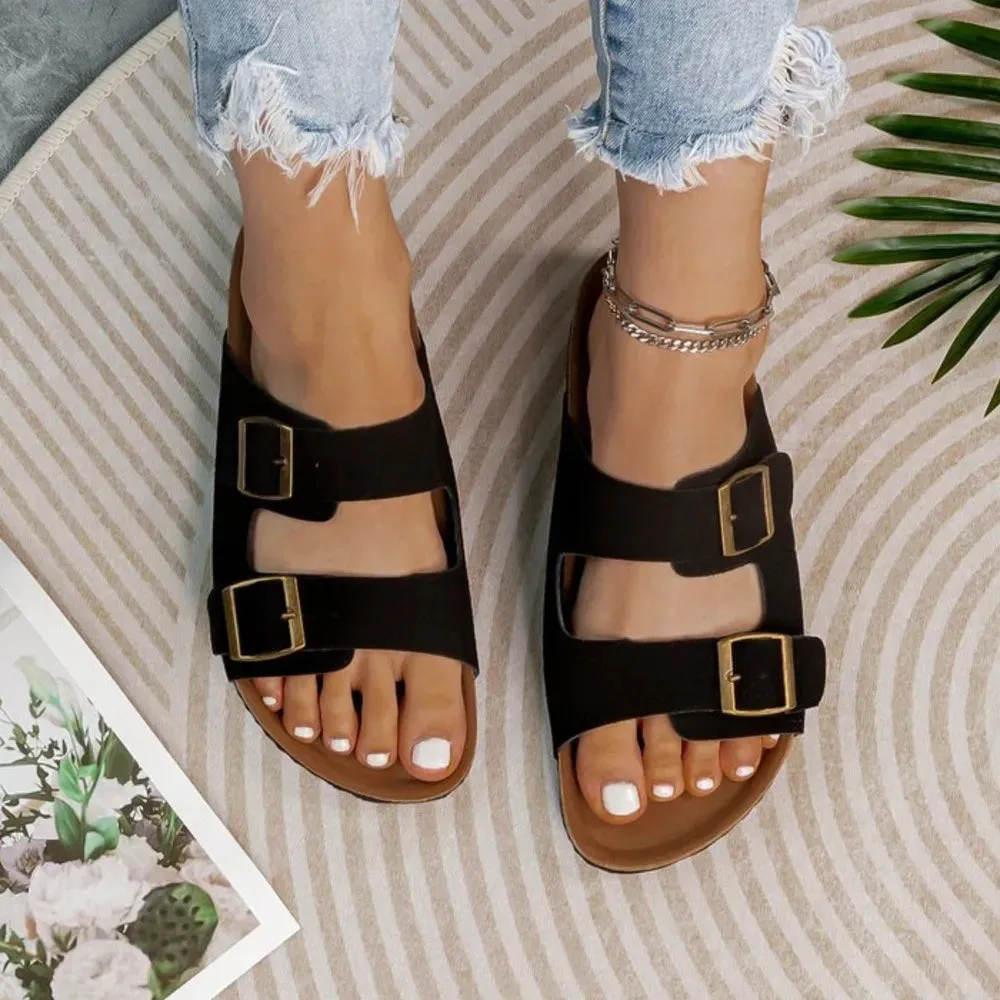 Open Toe Flats Sandals