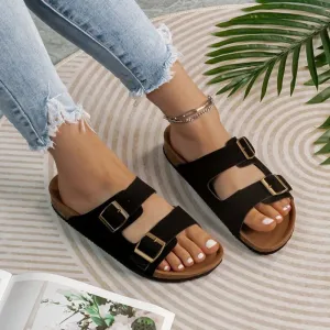 Open Toe Flats Sandals