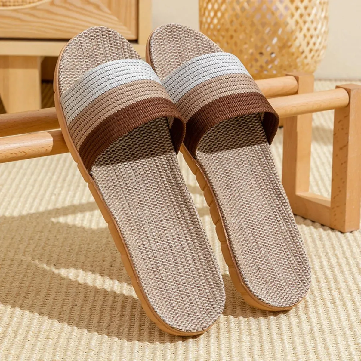 Open Toe Flats Slippers