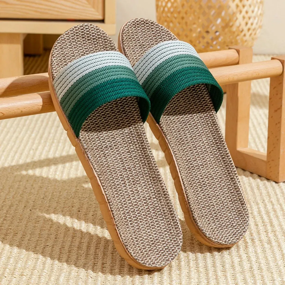 Open Toe Flats Slippers