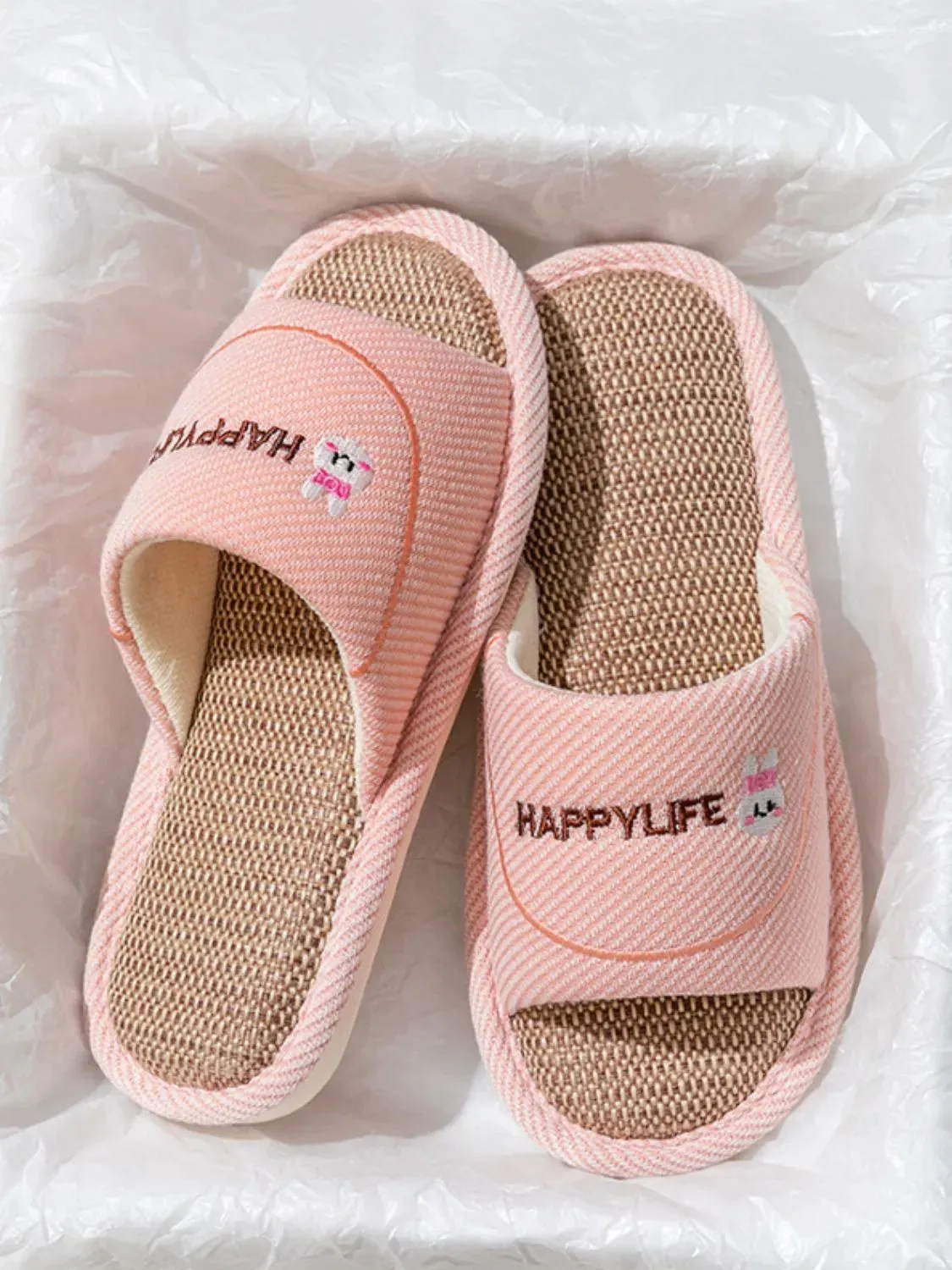 Open Toe Flats Slippers