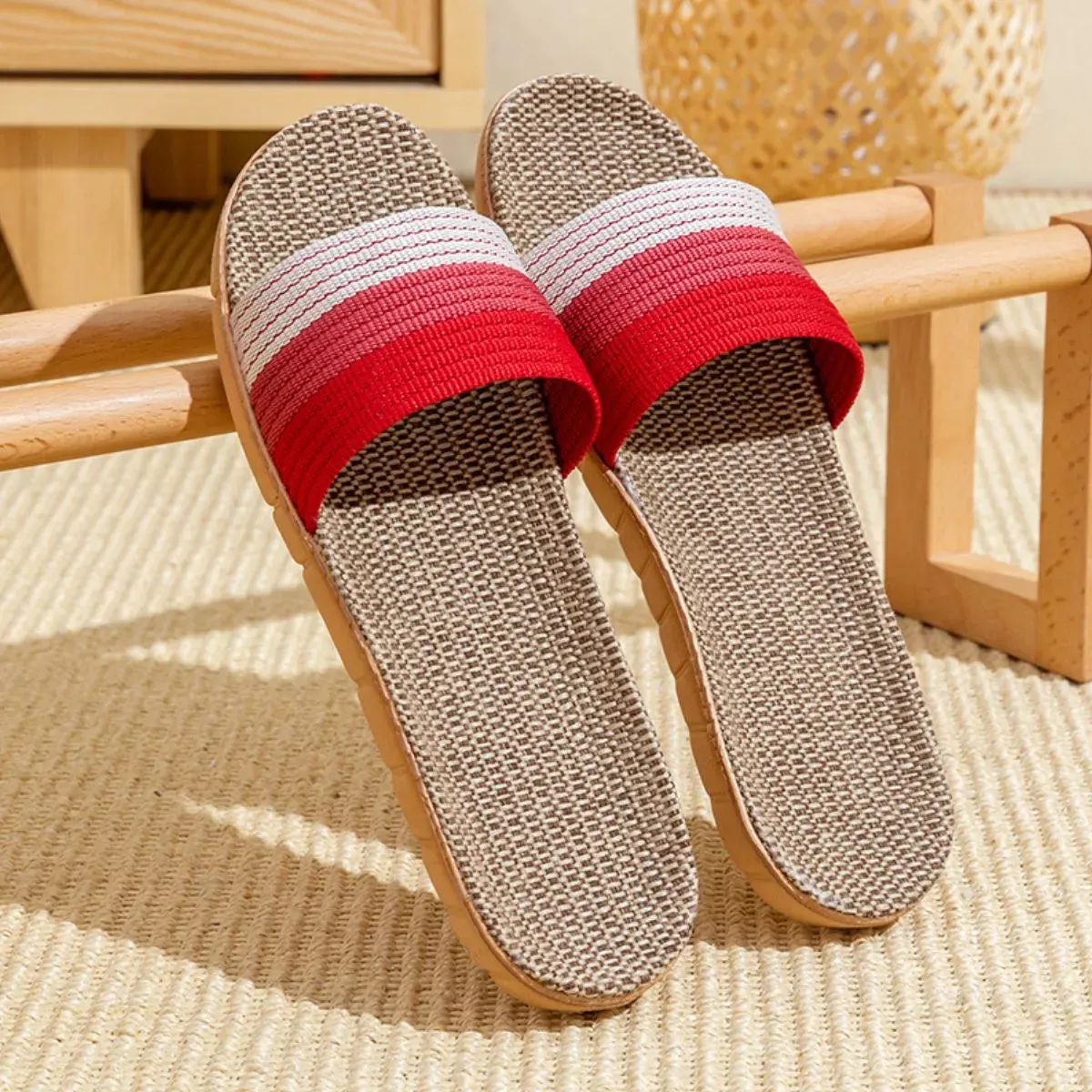 Open Toe Flats Slippers