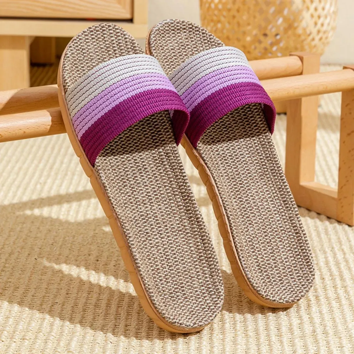 Open Toe Flats Slippers