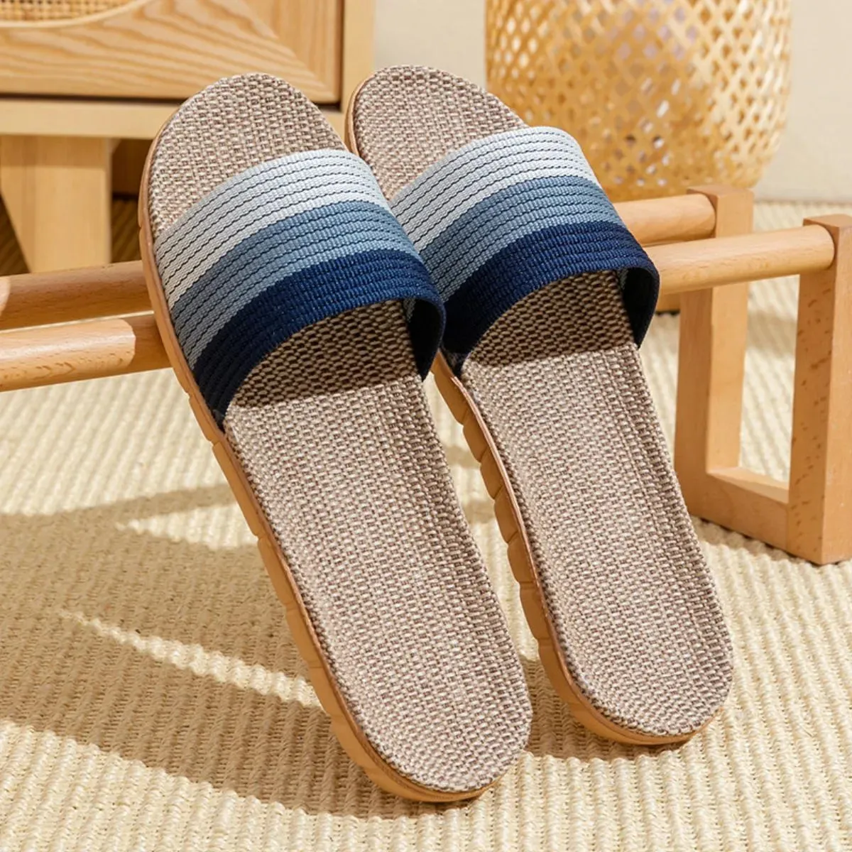Open Toe Flats Slippers