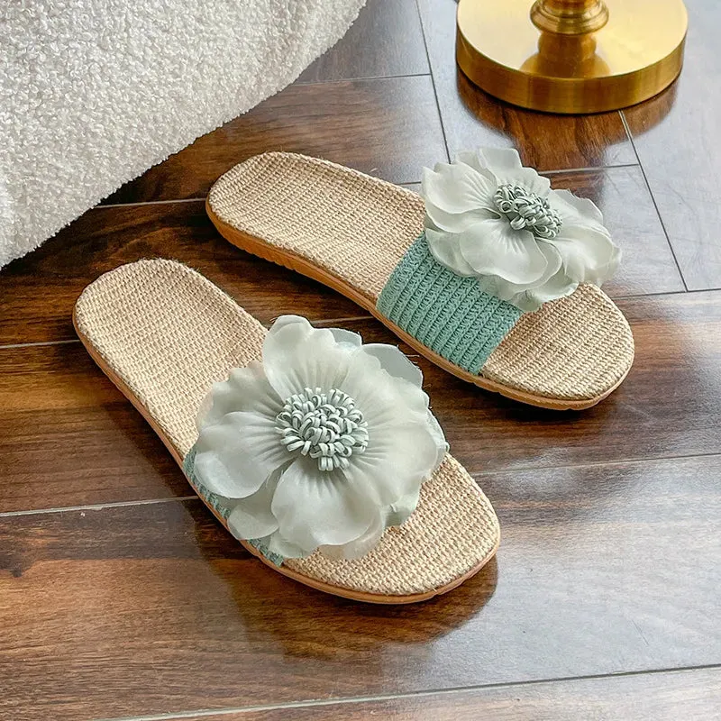 Open Toe Flats Slippers