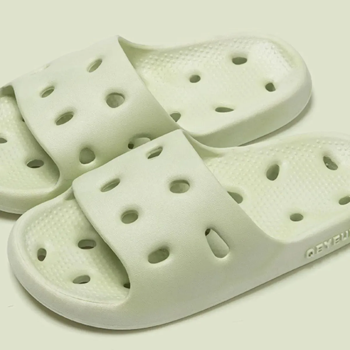 Open Toe Platform Slippers