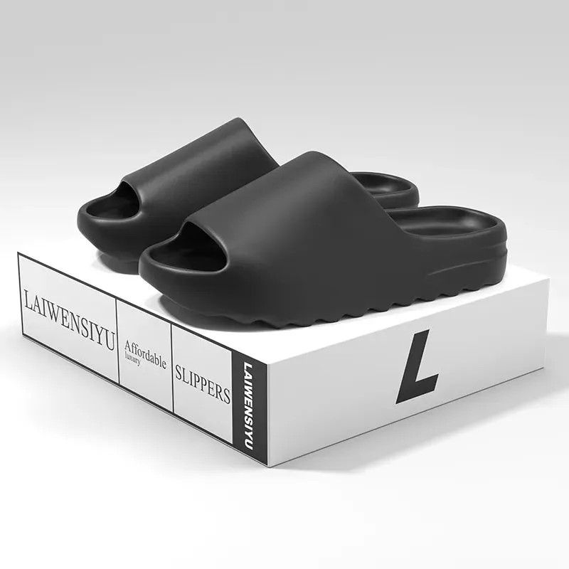 Open Toe Platform Slippers