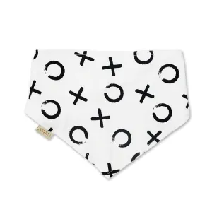 Organic Baby Bibs: White Triangle Bib