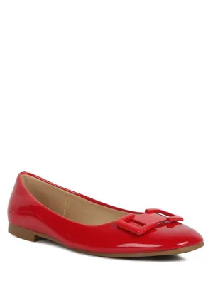 Patent Flat Ballerinas