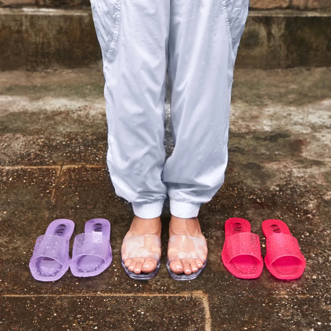 Pink Aqua Flats