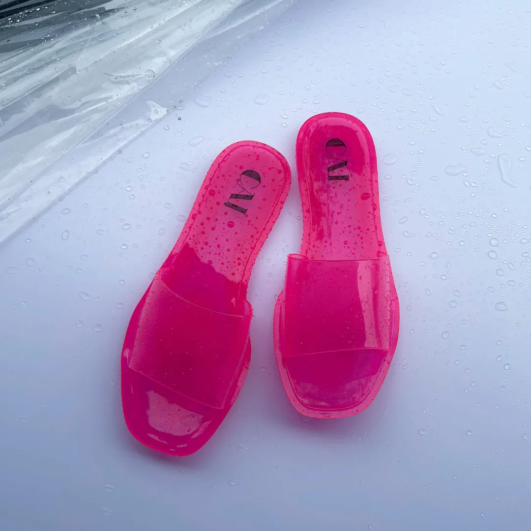 Pink Aqua Flats